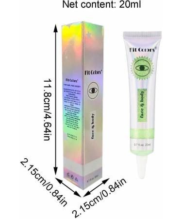 Shimmer Liquid Eyeshadow | Multi-Functional Liquid Eye Shadow - Stage Shimmer Eye Shadow Cosmetics Kit Pochy 05 - Buy Online on GoSupps.com
