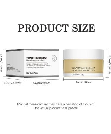 Makeup Cleansing Balm | Skin Care Facial Moisturizer | 20g Oil-Based Facial Cleansing Balm | Makeup Removal | Lightweight | Moisturizing | 5x3.5cm | For Men - Buy Online on GoSupps.com