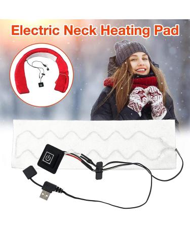 Neck Heating Pad USB - Adjustable Heated Scarf Wraps | 3 Temperature Settings | Winter Outdoor Accessories - Multicolor - Buy Online on GoSupps.com