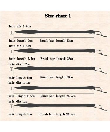 10pcs Large Chinese & Japanese Brush Calligraphy Set for Writing, Painting & Sumi Brushes - Buy Online on GoSupps.com