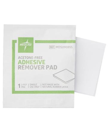 Medline Adhesive Remover Pad, Acetone-Free, Sterile 2-Ply, 1000 Count - Pack of 10 - Buy Online on GoSupps.com