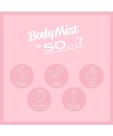 So ... Cotton Candy Body Mist Perfume for Women - Sweet Vanilla Perfume with Notes of Bergamot Raspberry Candy Floss - Gifts for Women - 3.5 oz - Buy Online on GoSupps.com