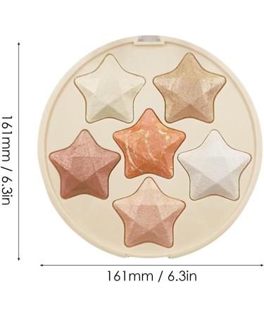 Shimmer Highlighter - Sweatproof Shimmer Powder Palette Enhance Facial Features Longwearing Makeup for Dating Traveling Home Working Gathering Shopping Shakven 02 - Buy Online on GoSupps.com