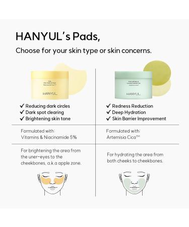 Hanyul Yuja (Yuzu) Vita Tone Up Apple Zone Toner Pads - 2-in-1 Brightening & Antioxidant Care Vegan Certified 60 Sheets - International Shipping Available - Buy Online on GoSupps.com
