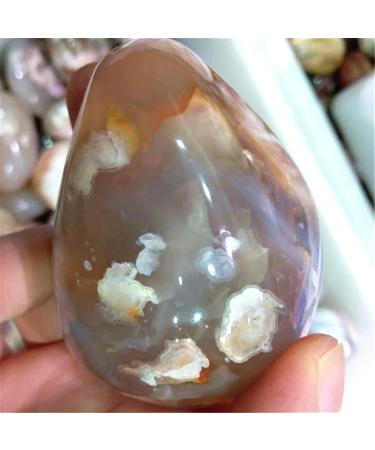 Natural Crystal Rough 1pcs Natural Minerals and Stones Cherry Blossom Agate Palm Stone for Quartz Crystal Home Decoration - Buy Online on GoSupps.com