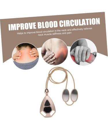 Beaupretty Electric Acupuncture Massager for Neck Cervical Spine Therapy Device 51x5x2cm Golden International Shipping Available - Buy Online on GoSupps.com