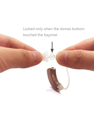 Double Layer Hearing Aid Amplifier Domes Set (7mm/9mm/12mm * 12 Packs) for Open Fit RITE - Includes Carry Case - Buy Online on GoSupps.com