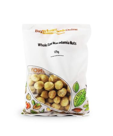 Whole Raw Macadamia Nuts 125g (BWFO)