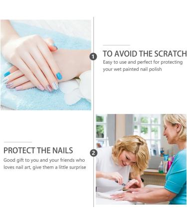 Housoutil 90 Pcs Nail Case Nail Removal Tools Nail Polish Varnish Tip Skincare Tool Nail Tools for Nail Art Skin Care Tools Cuticle Protectors for Fingers White Accessories Manicure Plastic 4x2cmx3pcs Whitex3pcs - Buy Online on GoSupps.com