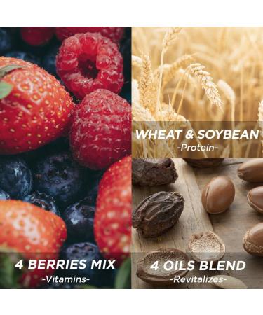 LEAVE-IN HAIR MASK - Korean Gloss Treatment for Frizzy & Dry Hair | Hydrating Biotin Repair Mask (BERRY MUCH - Buy Online on GoSupps.com