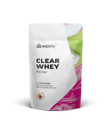 edubily nutrition edubily nutrition Clear Whey Isolate Transparent Protein Drink - Approximately 90% protein - Lactose-free - 500g powder - Fruity flavors (raspberry/lime)