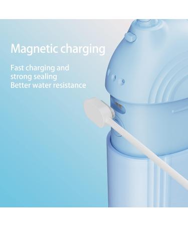 Cordless Water Flosser Portable - yayisheng 3 Modes Dental Oral Irrigator with Detachable Tank 5 Jet Tips & Water Toothbrush Magnetic Suction Charging IPX7 Waterproof - Buy Online on GoSupps.com