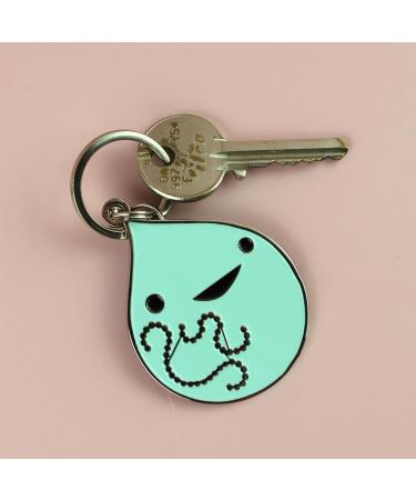 I Heart Guts Insulin Cartoon Enamel Keychain - Diabetes Awareness Funny Gift - Buy Online on GoSupps.com