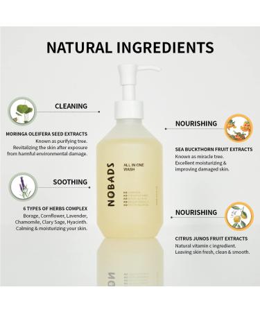 Soft Clean All-in-One Wash | Natural Paraben-Free Formula | Gentle for All Skin Types - Safe for the Whole Family - Buy Online on GoSupps.com