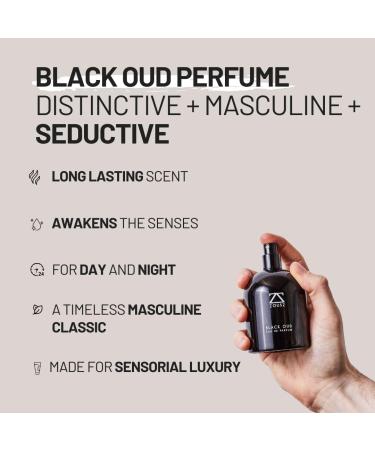 Black Oud Eau De Parfum - Luxury Oud Perfume for Men with Black Oud Wood Oil - Oud Fragrance with Sandalwood Cedarwood & Patchouli Scent Gift for Men 1.7 Fl Oz (Pack of 1) Black Oud - Buy Online on GoSupps.com