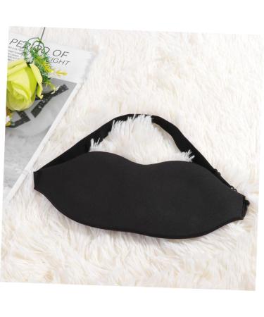 Beaupretty 3D Eyeshade Sleep Mask - Blindfold for Sleeping Blockout Eye Cover with Lemon Cocktail Straws - Comfortable Black Sleep Masks for Travel & Home Use - Buy Online on GoSupps.com