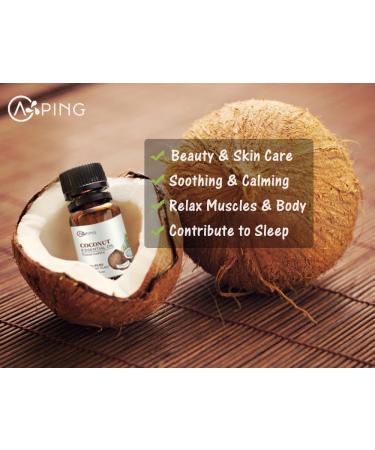 Organic Coconut Vanilla Mango & Pineapple Essential Oil Set | 100% Pure 10ML for Diffuser Spa & Massage - Buy Online on GoSupps.com