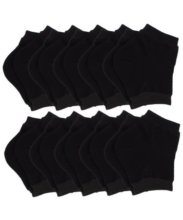 VINTORKY 10 Pairs Silicone Heel Socks moisturizing Sock Dry feet Socks Heel Socks for Dry Cracked Heel Socks moisturizing Heel Sleeves Anti-Crack Heel Socks spa Socks Breathable Heel Cover