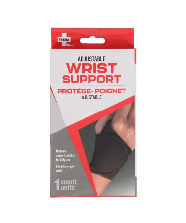 Buy FourStar Thera Plus Wrist Brace | Comfortable Adjustable Support for Arthritis & Tendinitis | Pain Relief Compression Wrap for Left & Right Hand - Buy Online on GoSupps.com