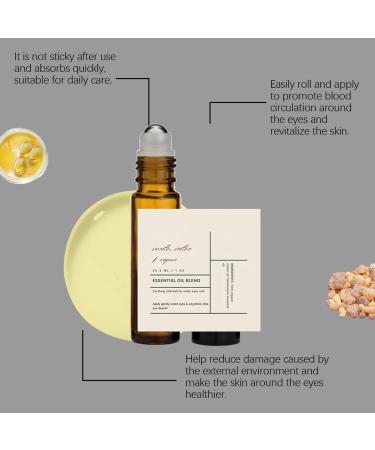 Rollerball Castor Serum And Frankincense 100% Pure Castor Oil & Frankincense Essential Oil Eye Rollerball Essential Oil Castor Oil Eye Roller For Eyes Bags Under Eyes Wrinkles (10ML 2PC) - Buy Online on GoSupps.com