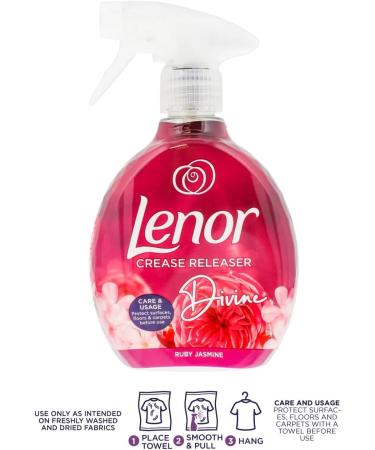 Lenor Crease Releaser Spray Removes Creases in Fabric 500ml Pack of 3 Fragrances: Ruby Jasmine & Summer Breeze & Spring Awakening + Our Gift for You: Organza Small Bag - Buy Online on GoSupps.com