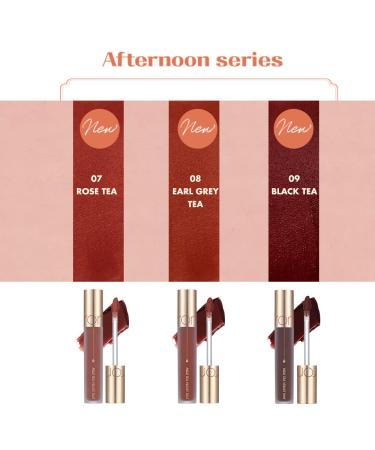 ROM&ND Milk Tea Velvet Tint 0.15oz (08 Earl Grey Tea) | MLBB Matte Liquid Lipstick | Super Stay Matte Ink | K-Beauty Cosmetics - Buy Online on GoSupps.com