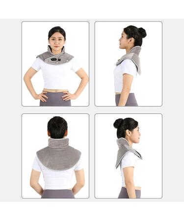 USB Heated Neck & Shoulder Support | Vibration Massage & 3-Speed Heating | JFN175 Yellow - Spine Care & Comfort - Buy Online on GoSupps.com