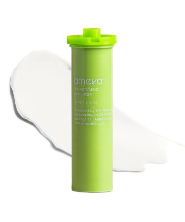 Skin Activating Moisturizer Refill: 100% Plant-Based Vegan Anti-Aging Formula For Sensitive Skin Boosts Collagen Hyaluronic Acid and Retinol Reduces Redness Jojoba Oil Ceramides