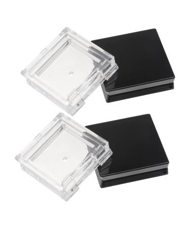 Didiseaon 4pcs Box Eye Shadow Box Empty Lipstick Case Empty Makeup Compact Magnetic Trays Small Cosmetic Palette Empty Makeup Organzier Cosmetics Square Plastic Makeup Box Travel