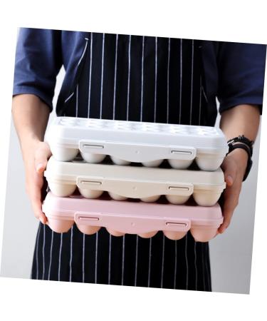 2pcs Rabbit Food Dispenser Plastic Eggs Deviled Egg Holder Egg Tray Egg Carton Drawer re-usable Grey 30x15cm - Buy Online on GoSupps.com