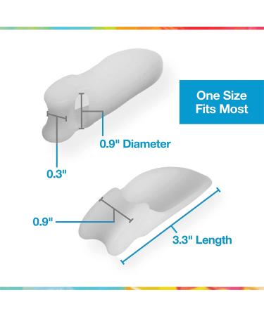 McVcoyh 8-Piece Toe Bale Cushions & Gel Sign Set | Pain Relief for Large Toe Joint | Toe Correction Spacers - Buy Online on GoSupps.com