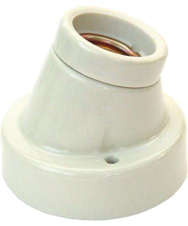 Buy Lucky Reptile Thermo Socket E27 - Porcelain Angled Lamp with Power Cable & Mounting Kit | Up to 150W - Ideal Terrarium Accessory - Buy Online on GoSupps.com