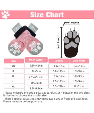 Pupeck X-Large Anti-Slip Dog Socks | 2 Pairs with Adjustable Straps | Summer Paw Protection for Hardwood Floors - Pink - Buy Online on GoSupps.com