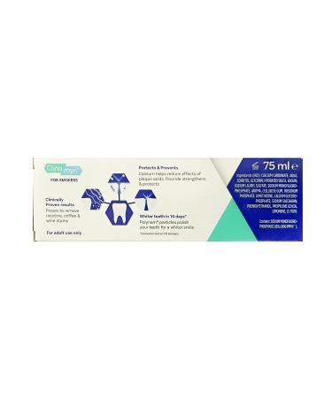 Clinomyn Smokers Toothpaste 75ml - Original Formula for Effective Oral Care - Buy Online on GoSupps.com