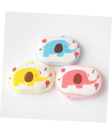 Hemoton 3pcs Natural Loofah Infant Bath Sponges - Children's Cartoon Bath Mat for Baby Kids - Buy Online on GoSupps.com