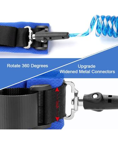 Reflective Blue Kids Wrist Leash | Anti Lost Toddler Safety Harness | 8.2ft Child Leash for 2-10 Year Old Boys - Buy Online on GoSupps.com