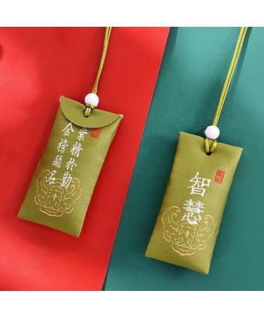 Spiritual Salt with Sachet Fragrant Bag Empty Bag Carrying Pouch Bag Hanging Good Blessings Wishes Pendant Style Chinese - Buy Online on GoSupps.com
