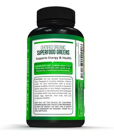 Potent Garden Organic Superfood Greens Fruit & Veggie Supplement - 2-Pack, 120 Ct - Boost Energy, Immunity & Gut Health with Vitamins, Antioxidants, Alfalfa, Beet Root & Tart Cherry - Buy Online on GoSupps.com