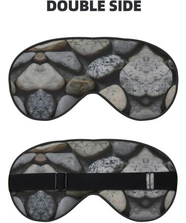 SSIMOO Pebble Stone Eye Mask | Soft Breathable Sleep Eye Patch for Women | Perfect for Travel & Relaxation - Buy Online on GoSupps.com
