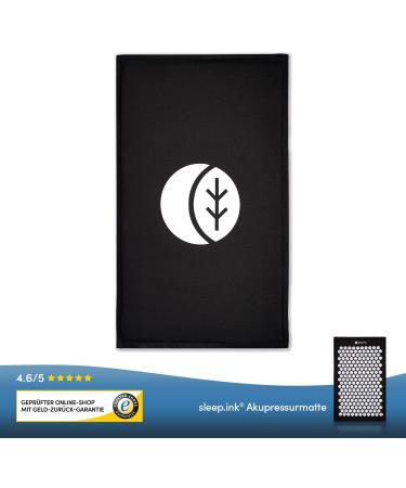 Sleep.ink Akupressurmatte | Natural Linen Cover Cotton & Coconut Fiber | 5040 Plastic Tips for Relaxation & Vitality | International Shipping Available - Buy Online on GoSupps.com
