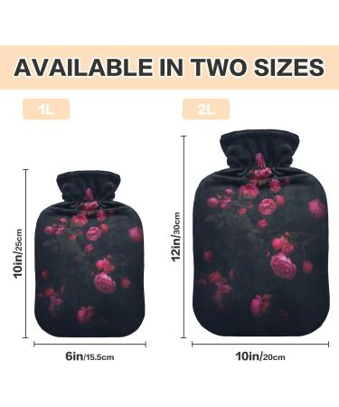 Durable 2L Heat Bottle | Romantic Roses Hand & Foot Warmers | Heat Therapy for Pain Relief - Buy Online on GoSupps.com