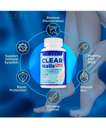 Clear Nails Plus Probiotic Pills - Advanced Formula (60 Capsules) - Buy Online on GoSupps.com