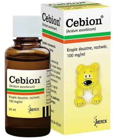 Merck Cebion Vitamin C for babies and children 30 ml pack of 2 - Buy Online on GoSupps.com