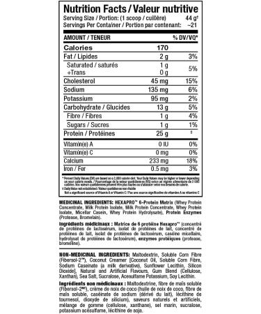 ALLMAX Nutrition - HEXAPRO: 25 Grams of Protein Lean Meal - Vanilla - 2 Pound French Vanilla 2-Pound - Buy Online on GoSupps.com