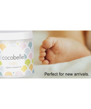 Cocobelle Baby Premium Organic Virgin Coconut Oil for Babies - Ideal for Dry Skin, Eczema, Scalp/Cradle Cap & Nappy Rash Balm - Buy Online on GoSupps.com