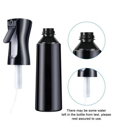 AOOWU 2 Pack 300ml Hair Spray Bottles - Professional Water Spray for Hairdressers | Black & White - Buy Online on GoSupps.com