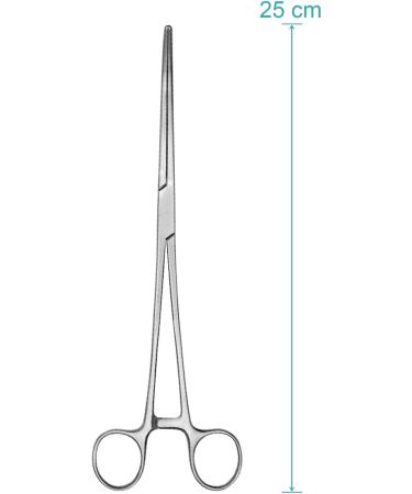 Buy May Long Clamp - 25 cm Serrated & Curved Tip Stainless Steel International Shipping Available - Buy Online on GoSupps.com