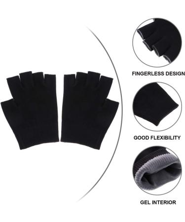 FOMIYES 2 Pairs Half Finger Moisturizing Gloves Knit Mittens Womens Glives Essential Oil Gloves Fingerless Mittens Gel Sleeping Gloves Hand Crochet Mittens Winter Apparel Miss 5% Spandex - Buy Online on GoSupps.com