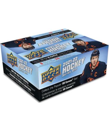 2021-22 Upper Deck Hockey Series 1 Retail Box (24 Packs/8 Cards: 6 Young Guns)