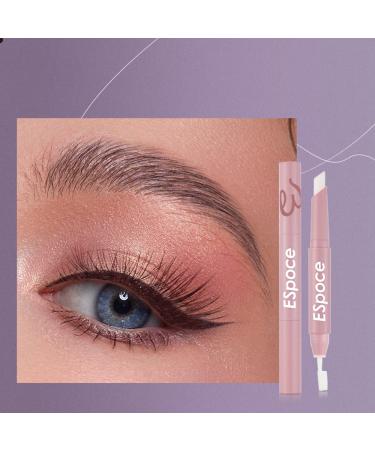 2 Pack Double-Headed Eyebrow Soap Fix Balm with Brush - Long Lasting 3D Stereotyped Eyebrow Styling Wax - Buildable Pencil Included - Buy Online on GoSupps.com